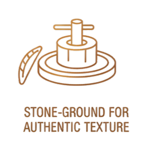 Stone grinding process